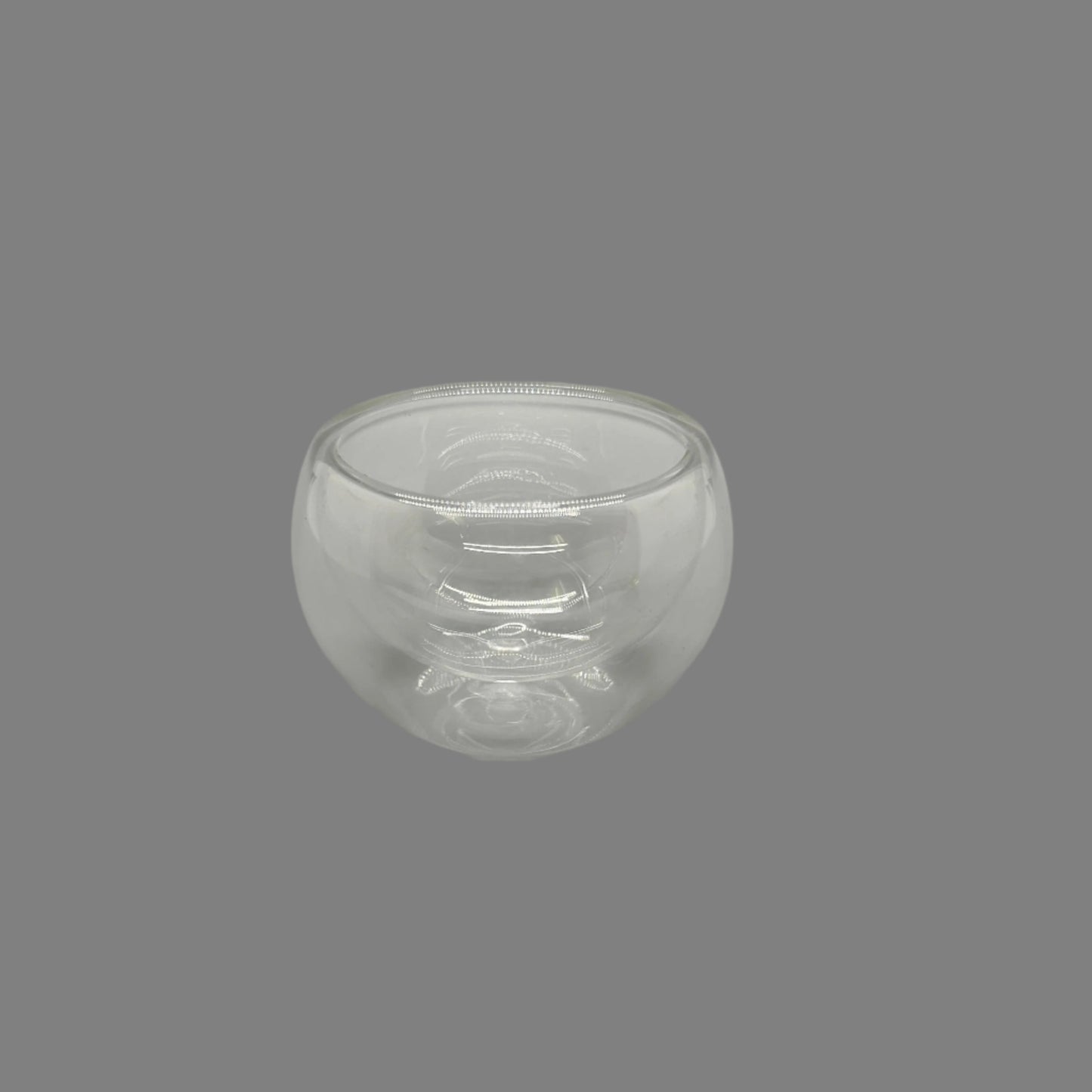 Double-layered glass cup