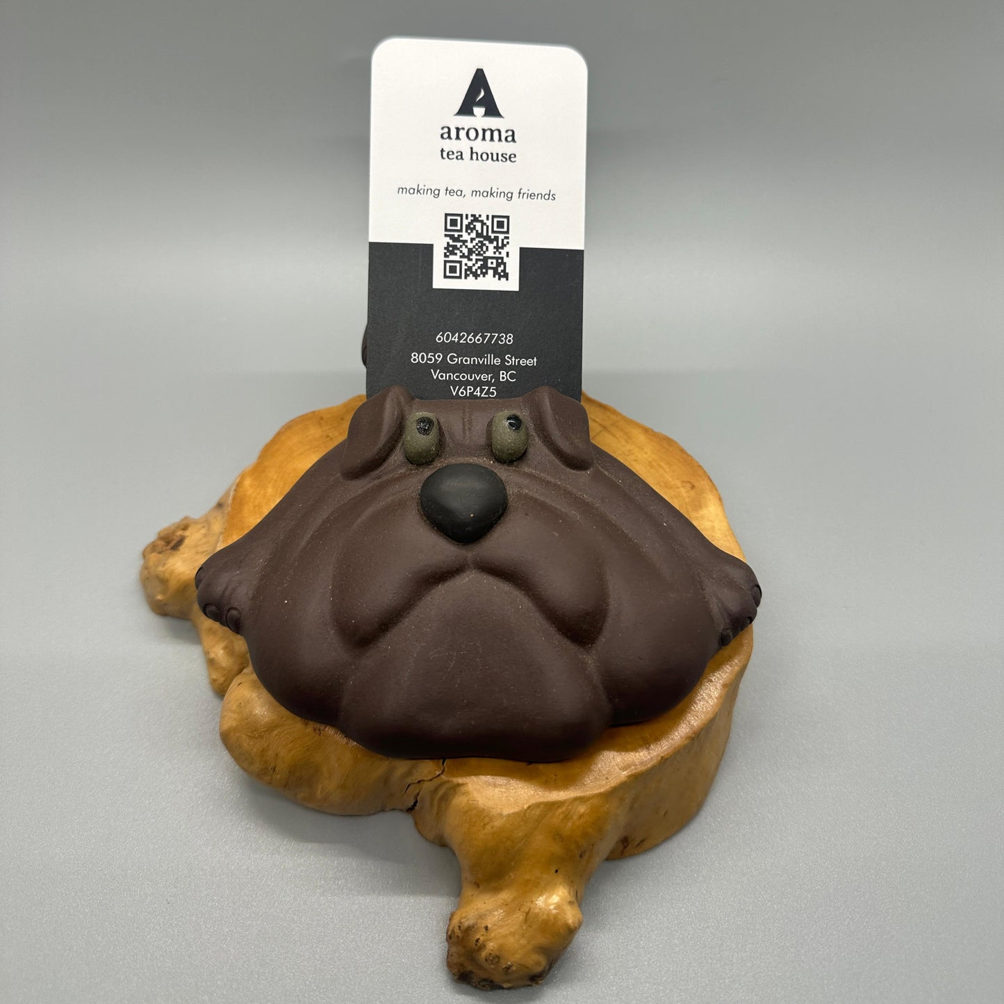 Purple Clay tea pets - Dog