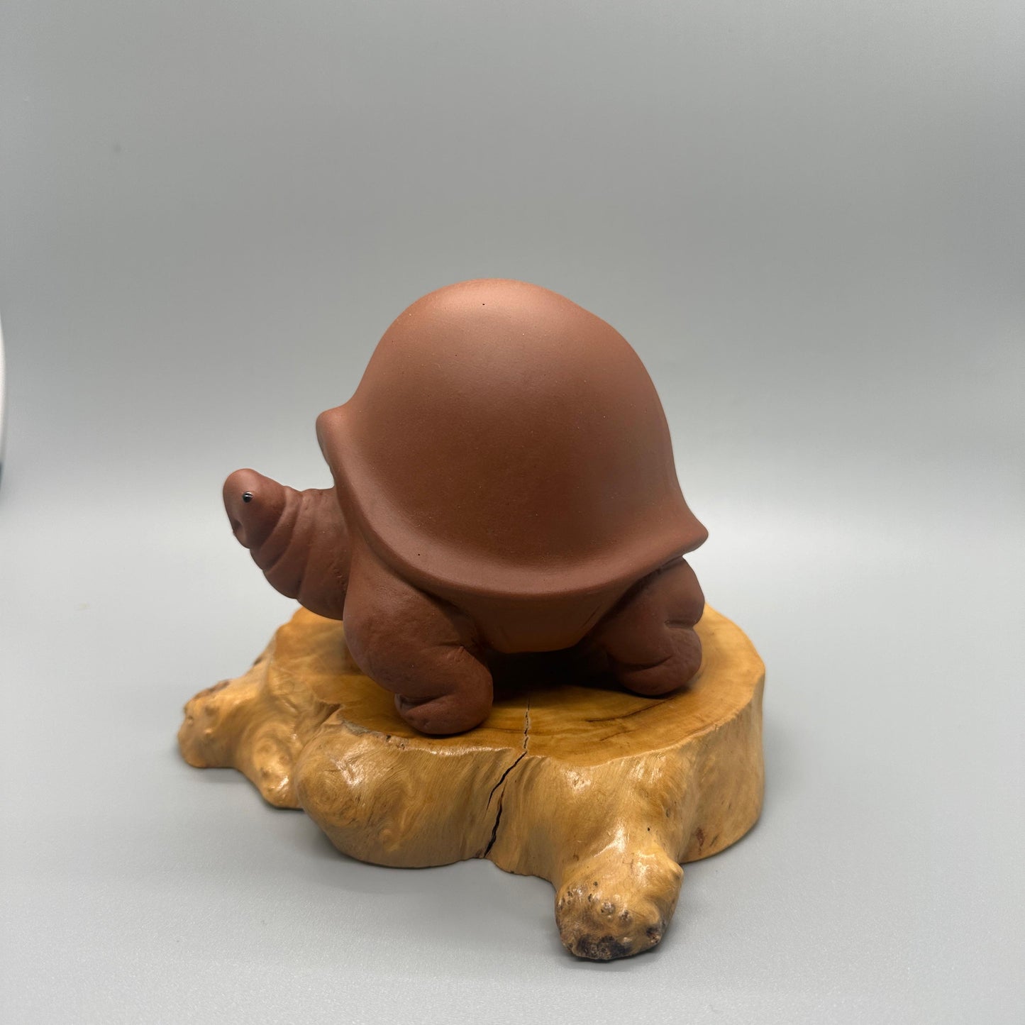 Clay tea pets - Big Turtle (Red)