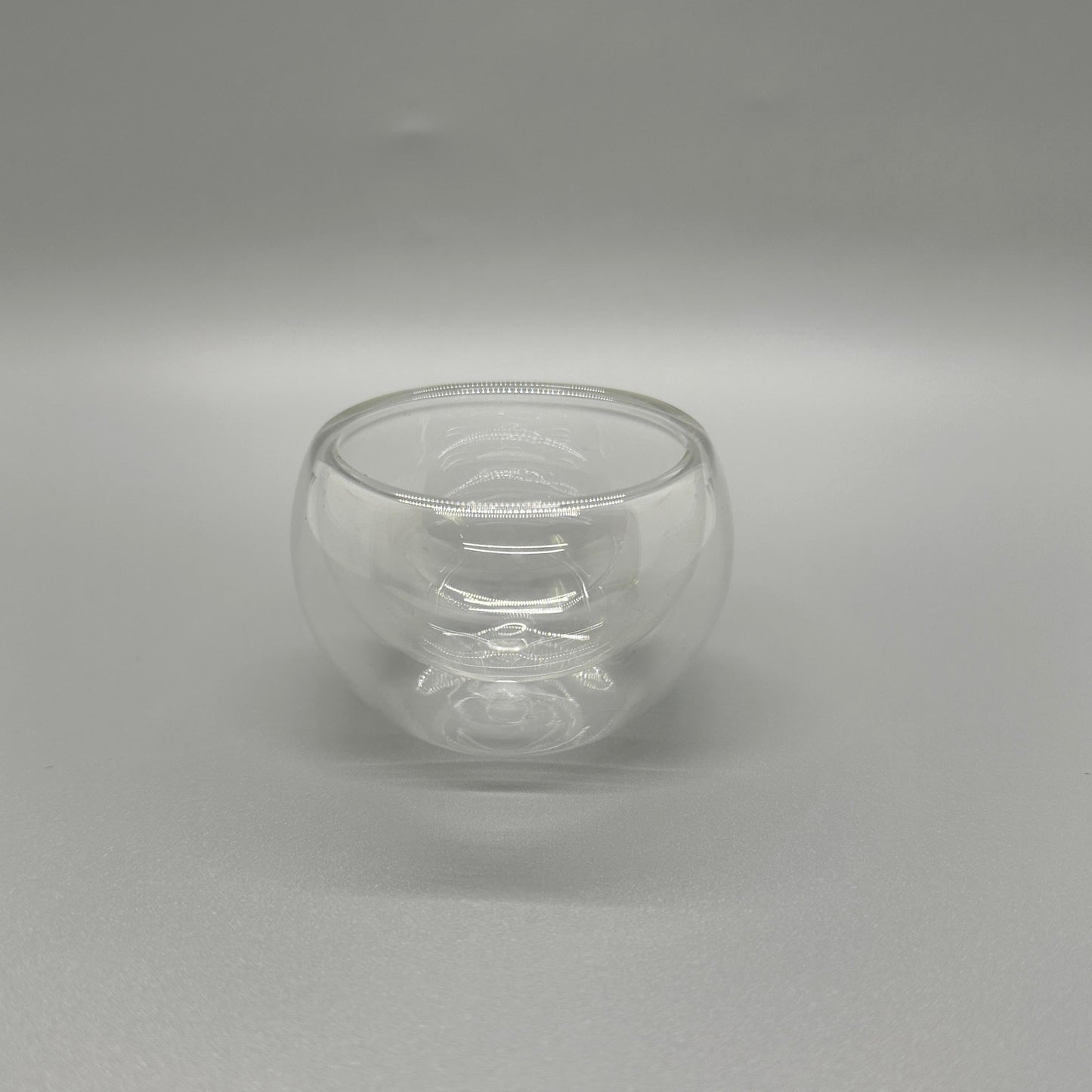 Double-layered glass cup