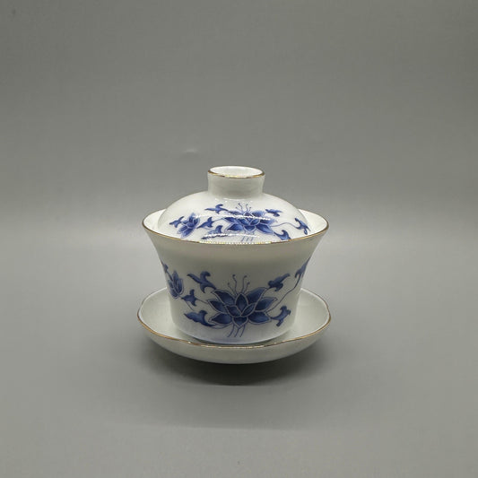 Blue Flower Gaiwan