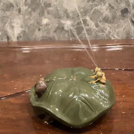 Double turtle water-spraying teapet