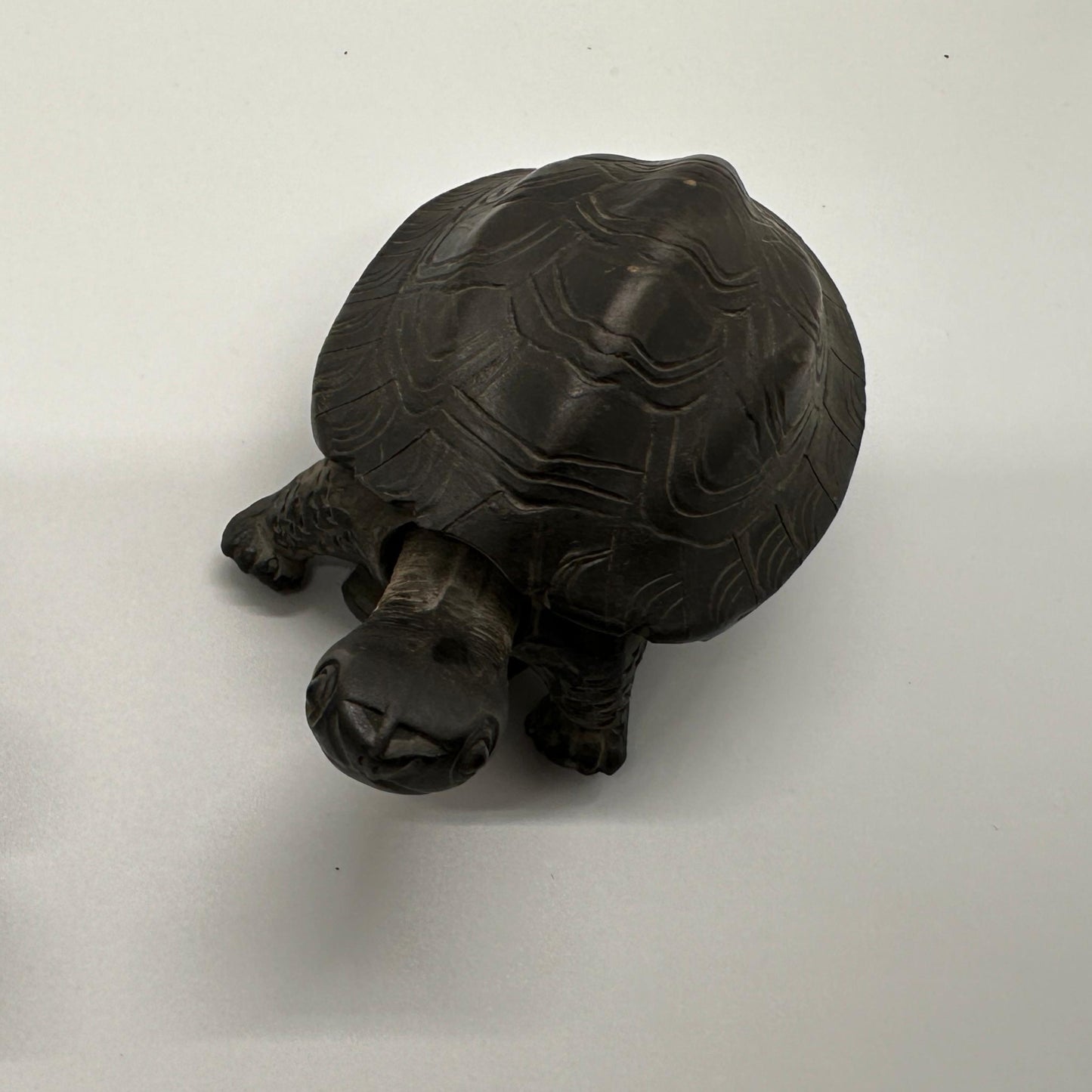 Clay tea pets - dark turtle